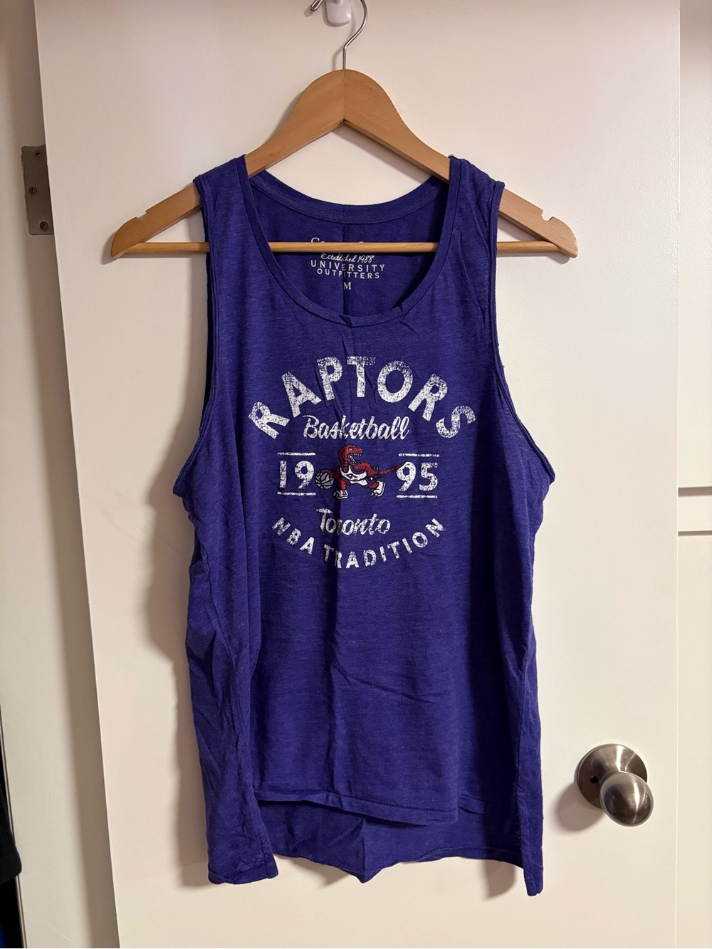Campus Crew Toronto Raptors Purple Graphic Tank Top
